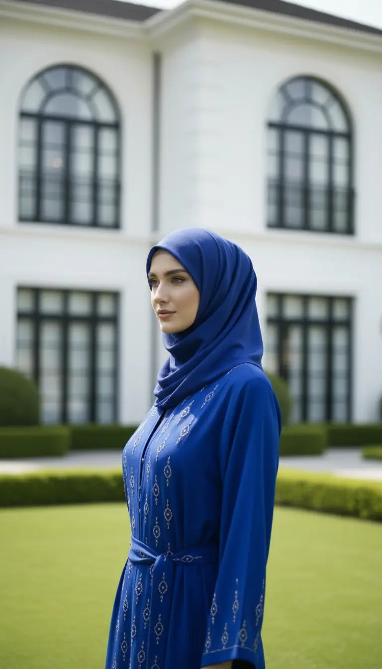 Zafira Embroidered Abaya | Rayyan & Co