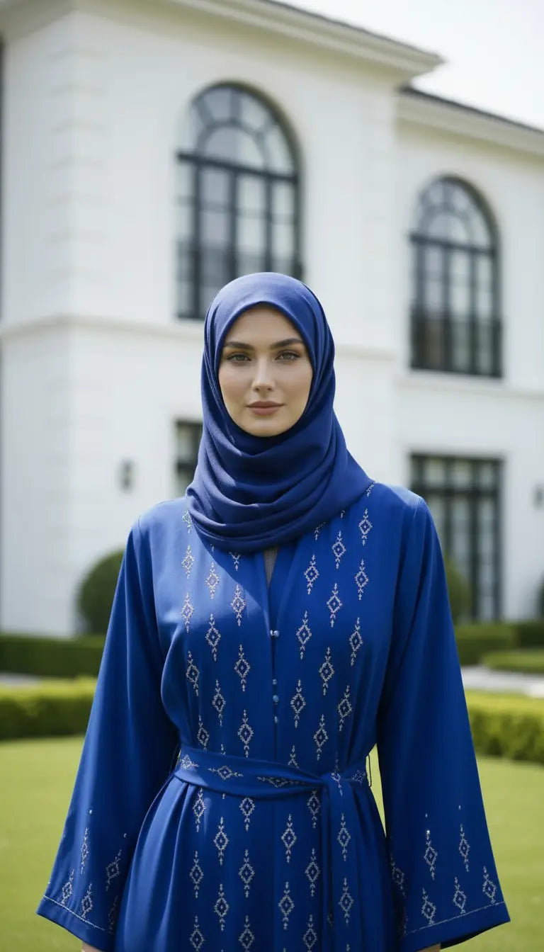 Zafira Embroidered Abaya | Rayyan & Co